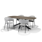 Tissu de fauteuil Liam Perfect Harmony Gris clair