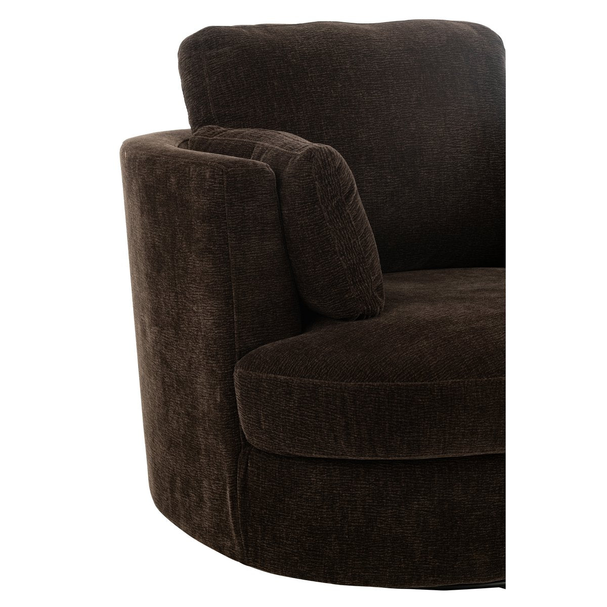 Fauteuil lounge J-Line, détail des accoudoirs