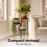 Support pour plantes Salvo Noir