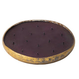 Bougie parfumée J-Line Cougie en verre doré et noir, vue d'ensemble