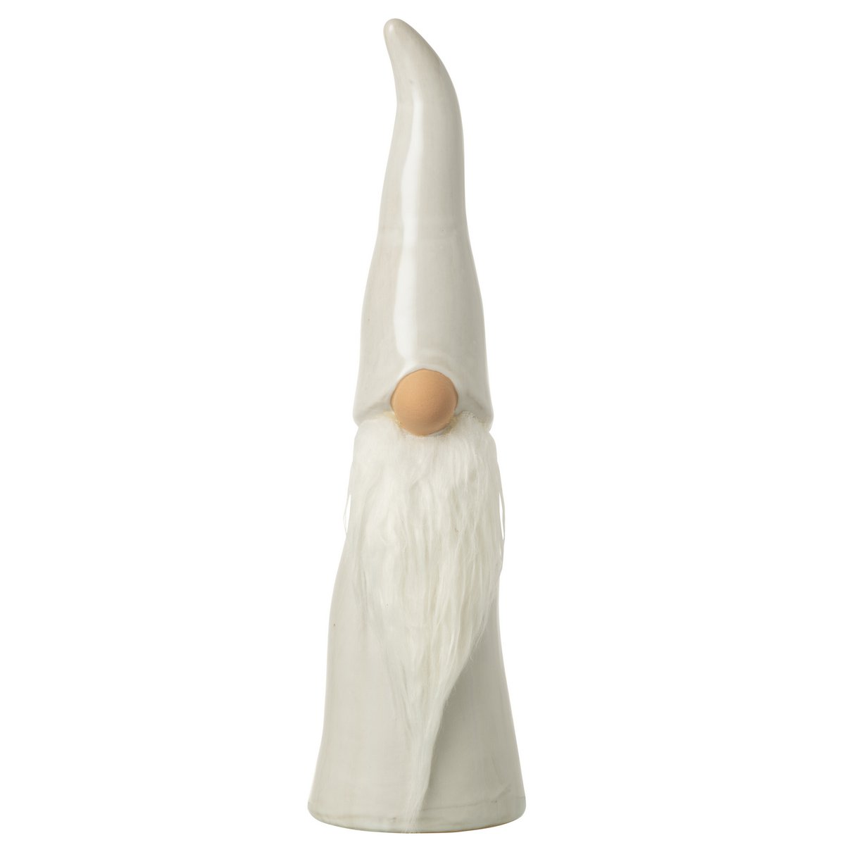 Figurine J-Line Gnome Hat sur une étagère, ajoutant une touche décorative