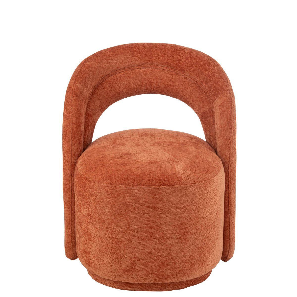 Détail du tissu du fauteuil J-Line orange