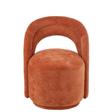 Détail du tissu du fauteuil J-Line orange