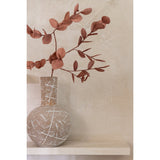Vase Dune Bol J-Line avec des fleurs, mise en scène élégante