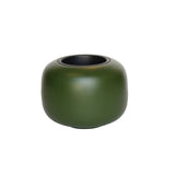 Cache-pot vert en fibre de pierre Phuket