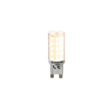 Lampe à LED à 6 sets G9, 3,5 watts, en plastique, blanc chaud