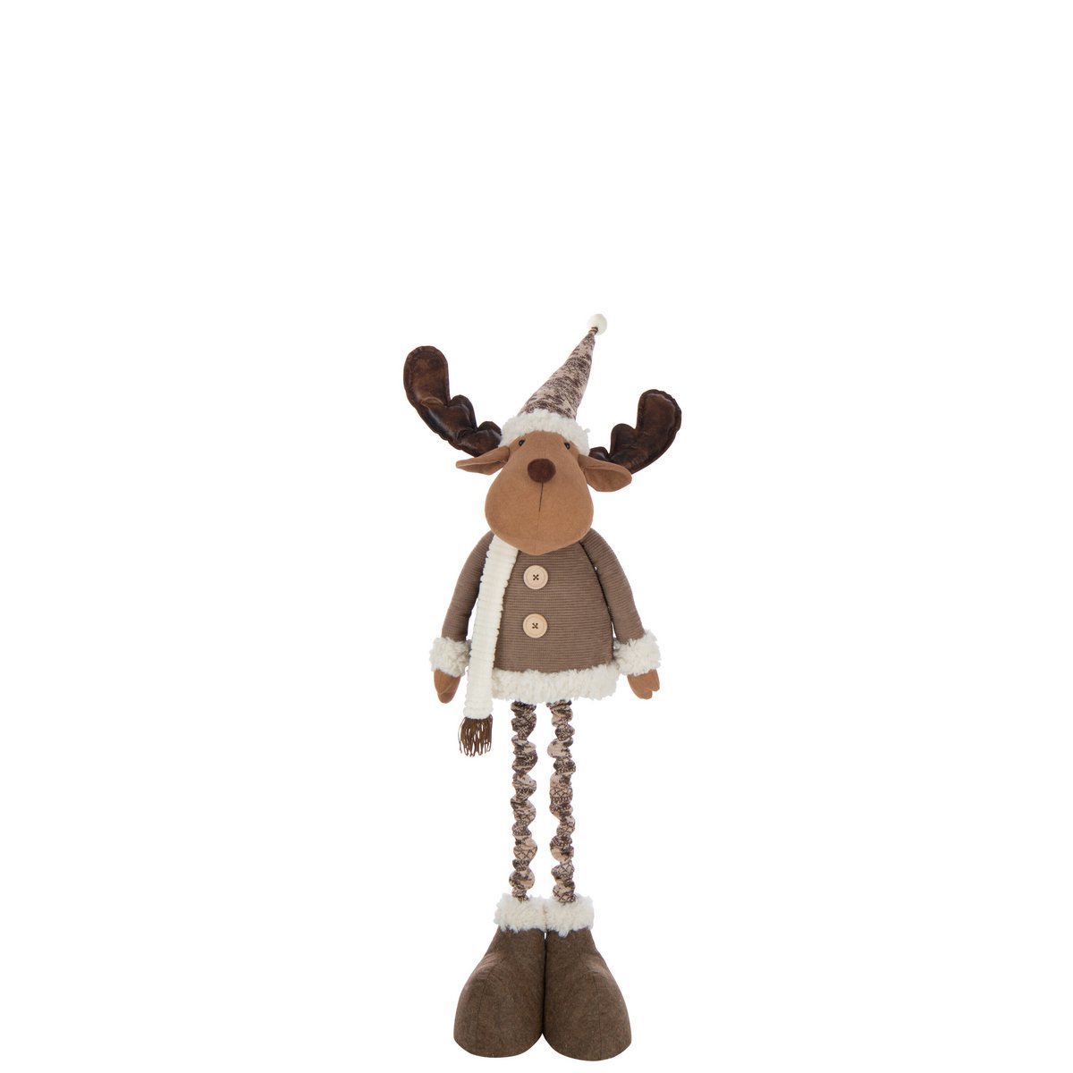 Figurine J-Line Moose Telescopique en textile, vue de face