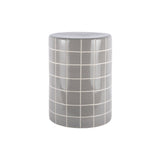 Table d'appoint haute Leitmotiv Retro Tiles avec motif de carrelage distinctif