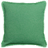 Coussin stonewashed Maia Chambray Agave 45 x 45