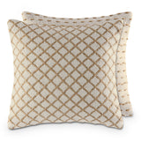 Coussin décoratif 40x40cm lot de 2 coussins de canapé coussins décoratifs coton et jute naturel