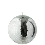 Vue du miroir boule disco J-Line, 40 cm, finition brillante.