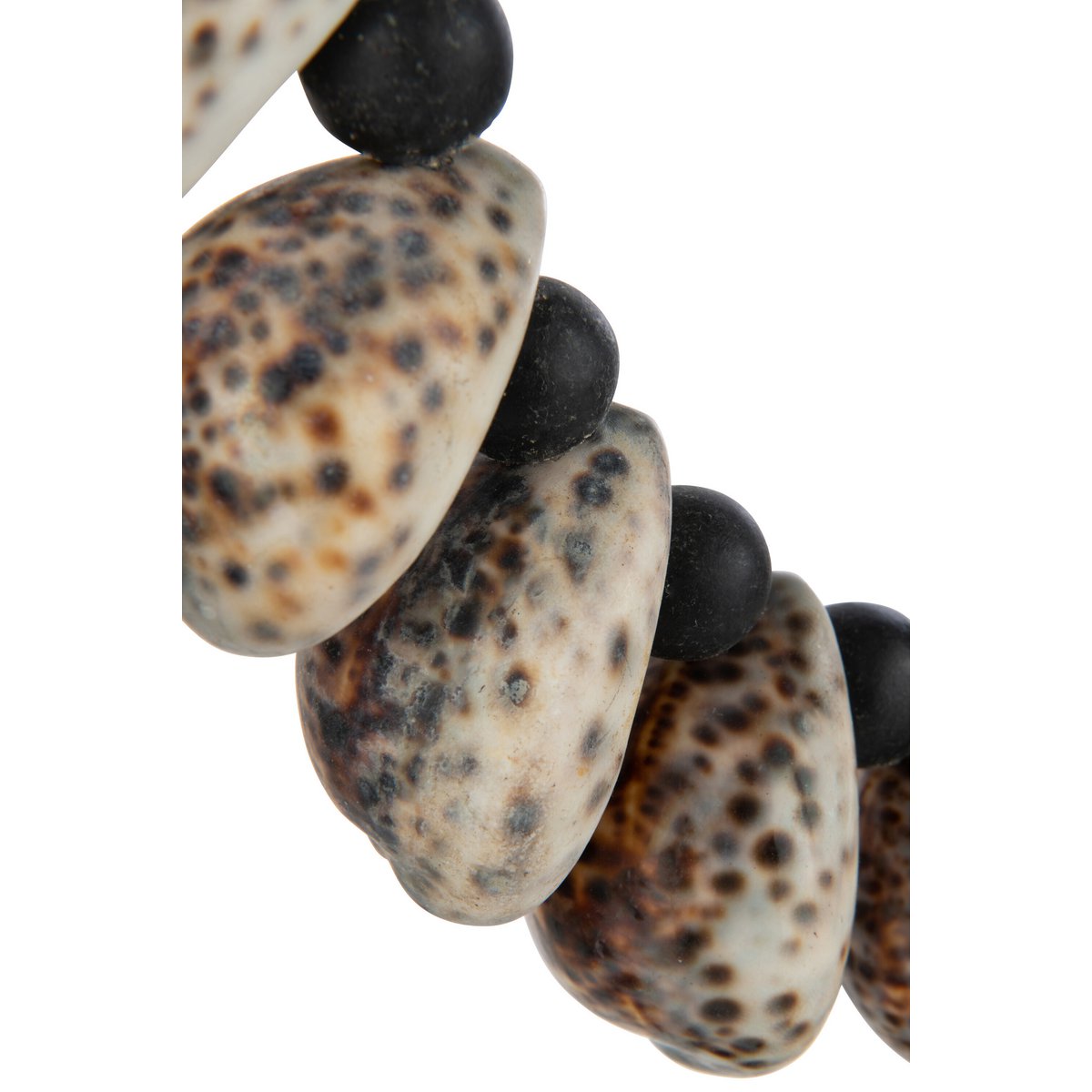 Détail du matériau coquille des serre-livres J-Line