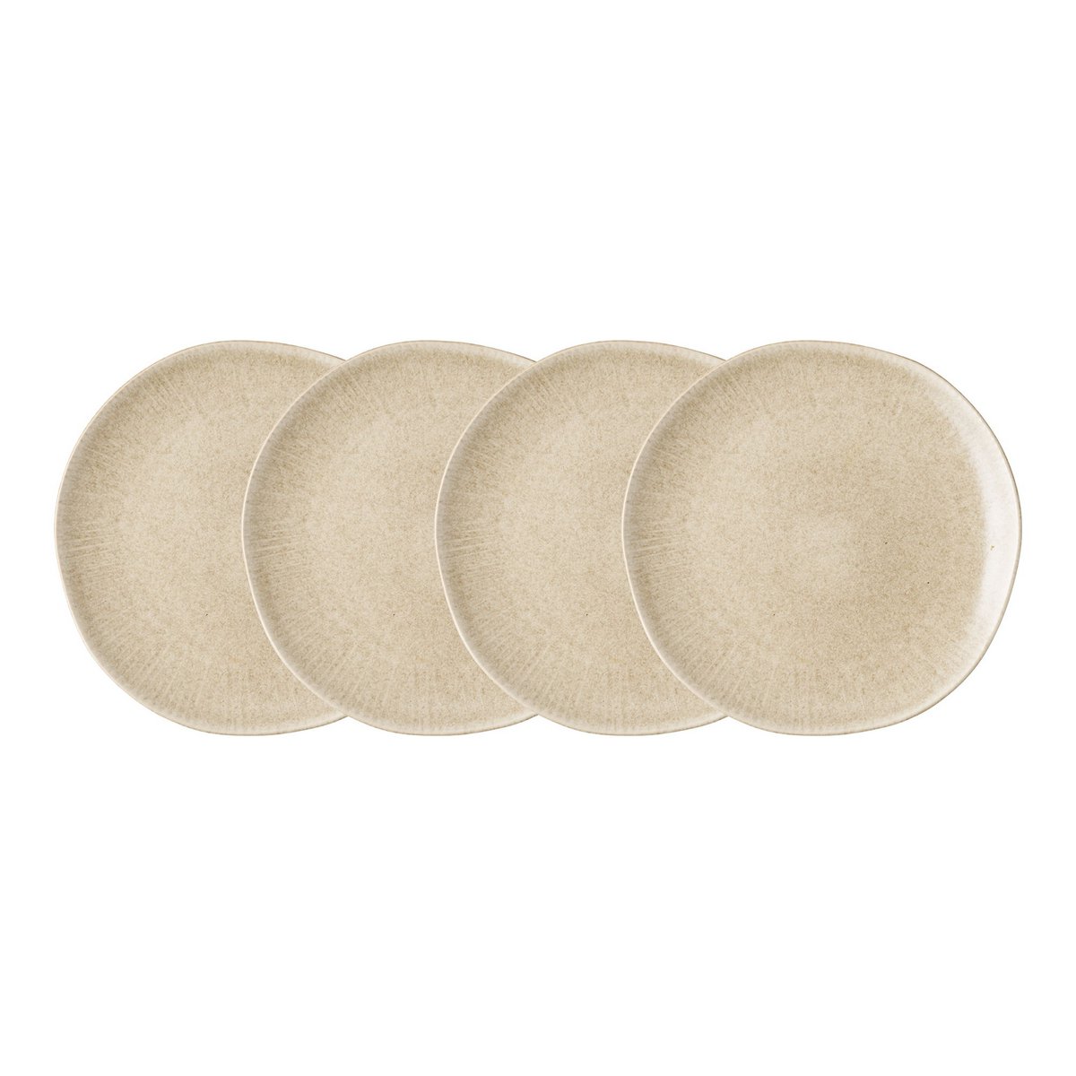 Détail de la texture en céramique de l'assiette Viola