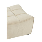 Zoom sur le bois de peuplier du pouf Grid J-Line