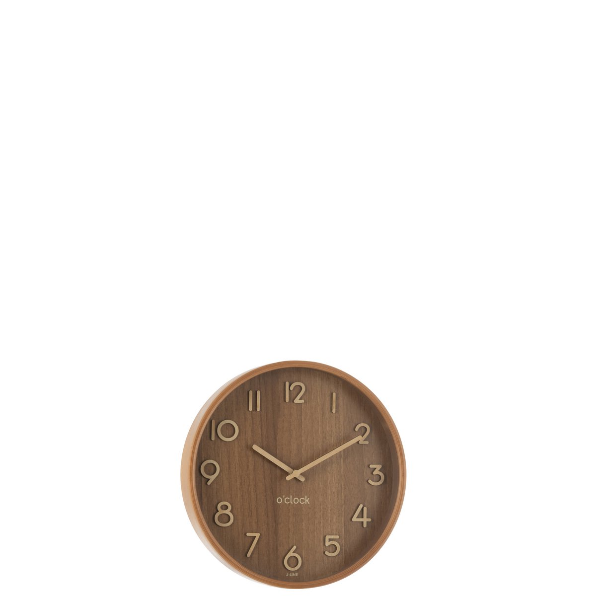 Zoom sur le mécanisme de l'horloge J-Line en bois