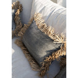 La Housse de Coussin Cotton Bonita - Noir Naturel - 30x50