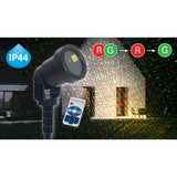 Laser extérieur espion avec projecteur, brochette en plastique, coloré, avec LED intégrée, projecteur pour l'extérieur