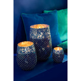 Bougie parfumée Mia Mosaic J-Line, décorative et raffinée