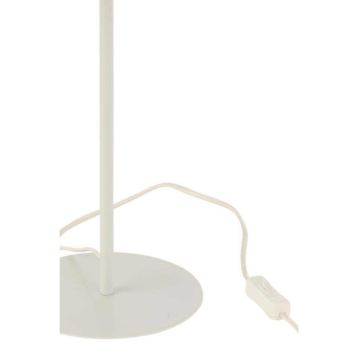Vue latérale de la lampe de table J-Line