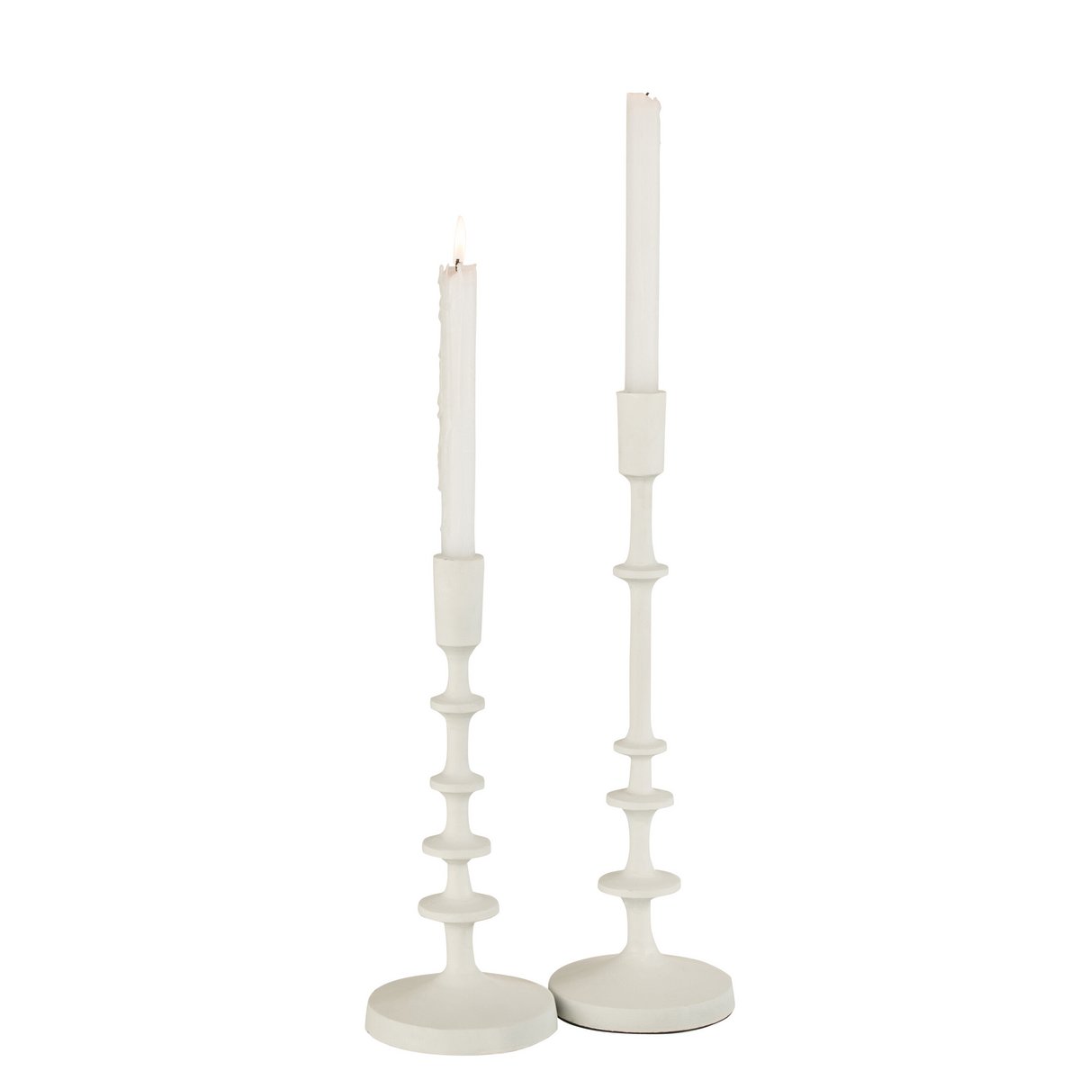Bougeoir J-Line Izy sur une table moderne