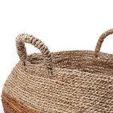 Panier de rangement | Panier à linge | Panier à plantes MAJALENGKA (naturel) en fibre de bananier et jonc de mer (3 tailles)