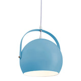 Lampe pendentielle "Colorado" bleu Ø Env.