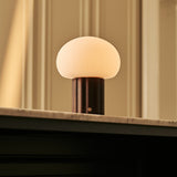 Lampe de table rechargeable Jord marron foncé