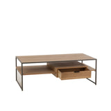 Élégant meuble TV J-Line, vue d'angle