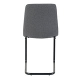 Chaise, lot de 2 avec structure luge