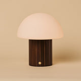 Lampe de table rechargeable Siebe marron foncé