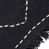 Housse de Coussin La Kasbah - Noir Blanc