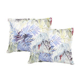 Coussin Anna feuilles tropicales 50x40