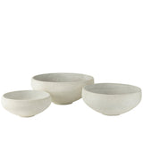 Vue du pot Fiberlei J, céramique blanche, parfait pour le jardin ou le balcon.