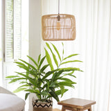 Lampe en rotin | Abat-jour Boho | Suspension LIKU (2 tailles)