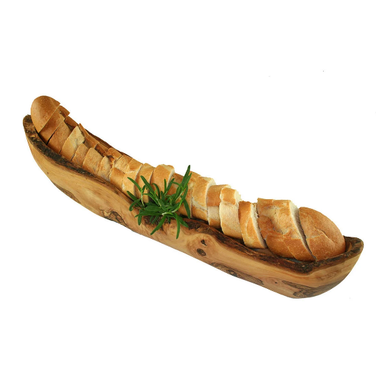 Bol à pain rustique rempli de baguettes