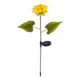 Lot de 2 piquets solaires "Tournesols" h : 78,5cm