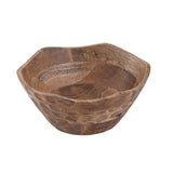 Bol en bois décoratif en bois Ø25 ou 30 cm H6cm rond Original Mangolz solide