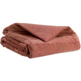 Édredon Fara Côtelé Bois de Rose avec texture velours côtelé