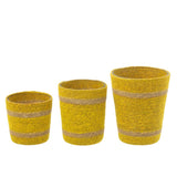 Bougie parfumée J-Line - cire - jaune - grande - 75 h