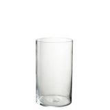 Lanterne J-Line Ronde en verre transparent, ambiance lumineuse