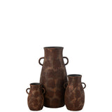Vase Amhorre Terra J-Line - Vue latérale montrant la hauteur de 70 cm