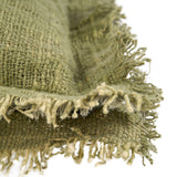 Housse de Coussin à Franges de la Jungle - Vert