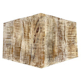 Table d'appoint 56 x 47 cm table basse de table de salon bon cadre en métal noir - blanc blanc