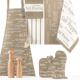 Tablier Sel & Poivre ficelle