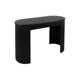 Table console cannelée