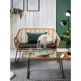 Chaises en polyrotin avec coussins confortables