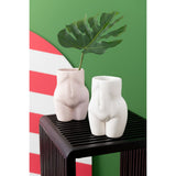 Pot J-Line en céramique sur étagère décorative