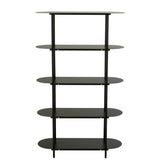 Étagère J-Line Oval - fer - noir