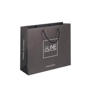 Sac de transport J-Line M en papier noir, design moderne et élégant