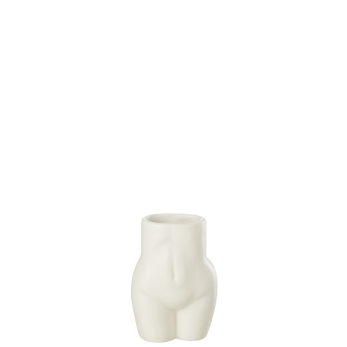 Vase J-Line Flowerpot avec des fleurs, décoration intérieure raffinée